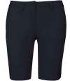KB751 K751 Kariban Ladies Chino Bermuda Shorts Dark Navy colour image